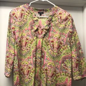 Talbots blouse, size medium